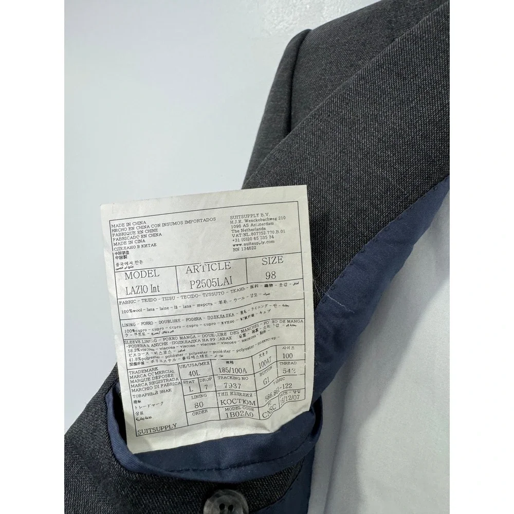 Suitsupply lazio suit